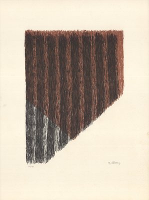 Raoul Ubac, Abstract Composition, Hand-Signed Lithograph, 1972-NRC-1789241