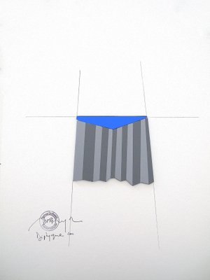 Raphael Durans, Oeuvre sur Papier Plume N°117, 2020, Work on Paper