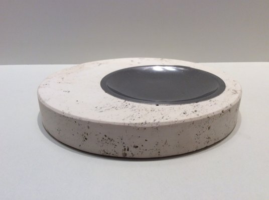 Rapolano Travertine Ashtray by Fratelli Mannelli, 1970s-VIB-698721