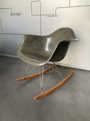 RAR Rocking Chair Charles & Ray Eames, Herman Miller, original base, 1950s-ZM-1807839