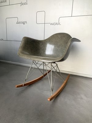 RAR Rocking Chair Charles & Ray Eames, Herman Miller, original base, 1950s-ZM-1807839