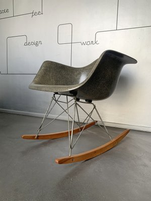 RAR Rocking Chair Charles & Ray Eames, Herman Miller, original base, 1950s-ZM-1807839