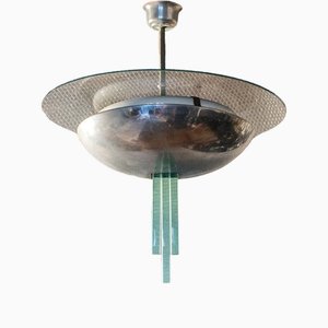 Rationalist Chandelier by Pietro Chiesa for Fontana Arte, 1940s-VCV-2036164