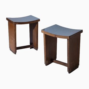 Rationalist Italian Stools in Formica, 1920s, Set of 2-RCE-1786478