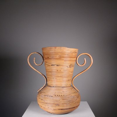 Rattan Amphora Vase from Vivai del Sud-VJY-1783347