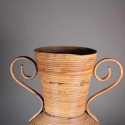 Rattan Amphora Vase from Vivai del Sud-VJY-1783347