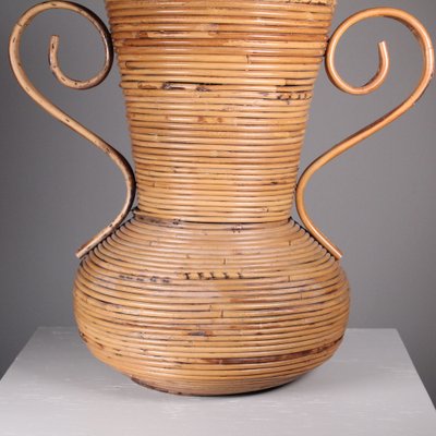 Rattan Amphora Vase from Vivai del Sud-VJY-1783347