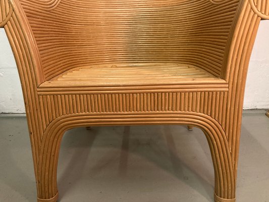 Rattan Armchair, 1980s-BHG-1315333