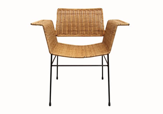 Rattan Armchair by Herta Maria Witzemann for Erwin Behr, 1960s-PF-1313890