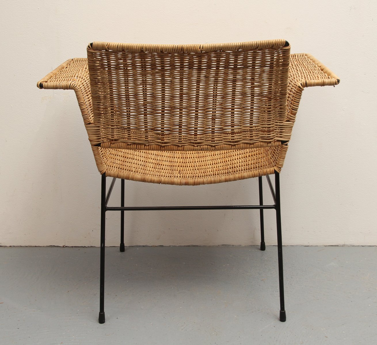 Rattan Armchair by Herta Maria Witzemann for Erwin Behr, 1960s