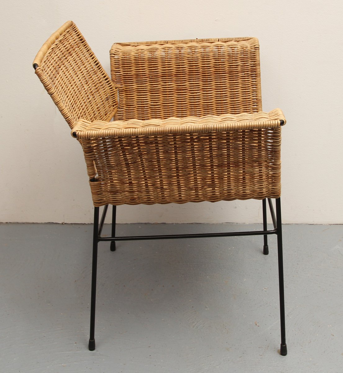 Rattan Armchair by Herta Maria Witzemann for Erwin Behr, 1960s