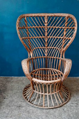 Rattan Armchair by Lio Carminati for Gio Ponti-AIU-1902913