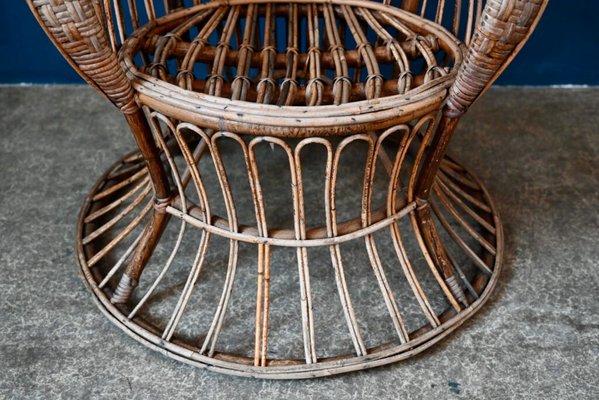 Rattan Armchair by Lio Carminati for Gio Ponti-AIU-1902913