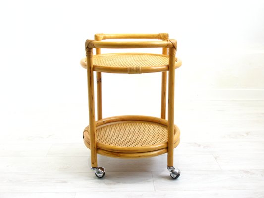 Rattan Bar Trolley, 1970s-WVA-687929