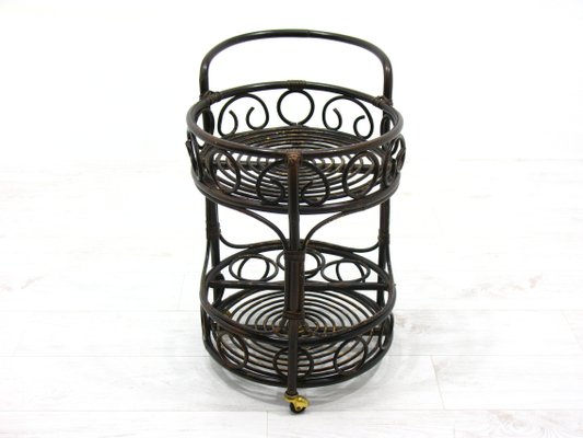 Rattan Bar Trolley, 1970s-WVA-820436