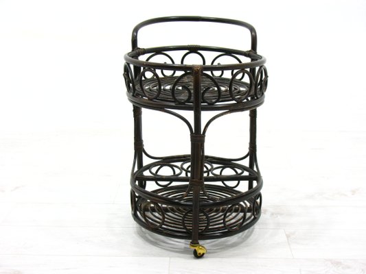 Rattan Bar Trolley, 1970s-WVA-820436