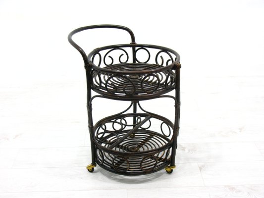 Rattan Bar Trolley, 1970s-WVA-820436