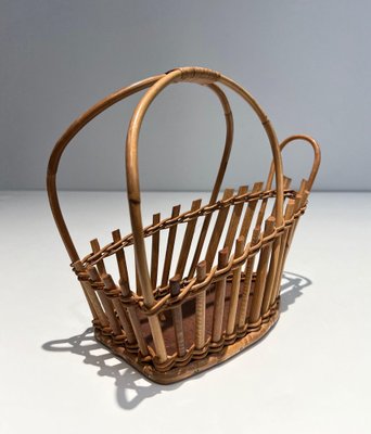 Rattan Bottle Holder, 1970s-BA-1668522