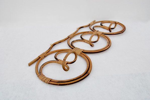 Rattan Coat Rack, 1970s-CGZ-1802723