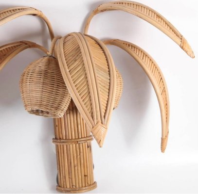 Rattan Coconut Wall Light, 1990s-DSC-1756862