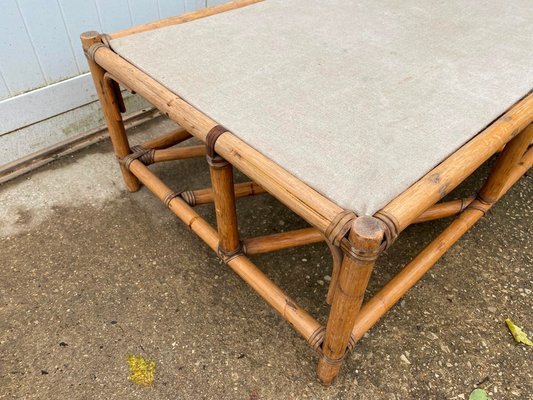 Rattan Coffee Table, 1970s-ZYJ-1076226