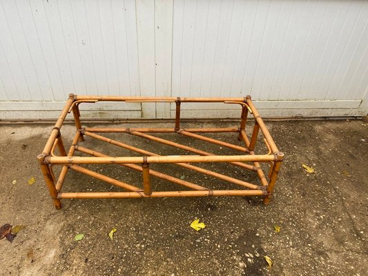 Rattan Coffee Table, 1970s-ZYJ-1076226