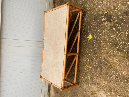 Rattan Coffee Table, 1970s-ZYJ-1076226