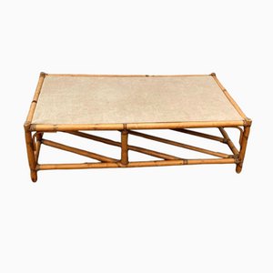 Rattan Coffee Table, 1970s-ZYJ-1076226