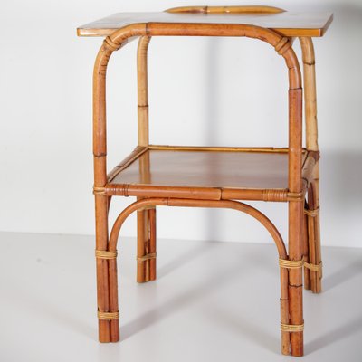 Rattan Console Table, 1930s-IND-1719132