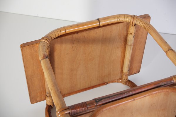 Rattan Console Table, 1930s-IND-1719132