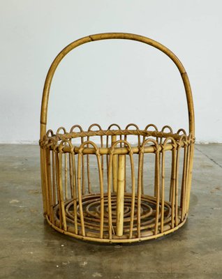 Rattan Container, 1950s-WWQ-550538