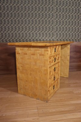 Rattan Desk attributed to Dal Vera, 1970-KMQ-2041921