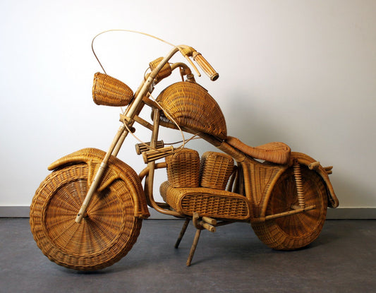 Rattan Harley Davidson Model by Tom Dixon for Habitat, 1990s