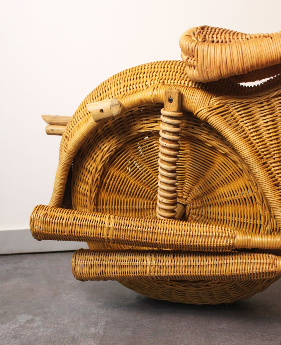 Rattan Harley Davidson Model by Tom Dixon for Habitat, 1990s