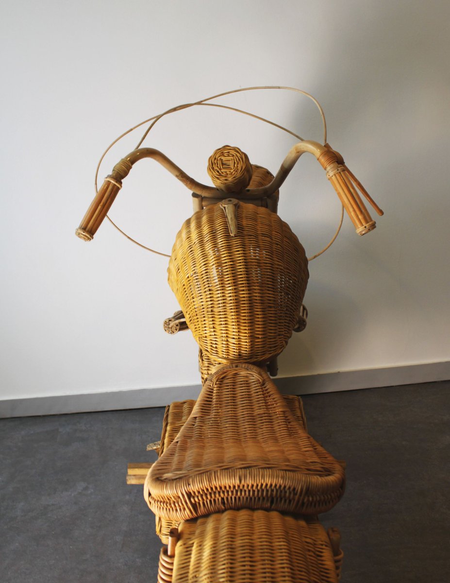 Rattan Harley Davidson Model by Tom Dixon for Habitat, 1990s