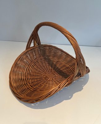 Rattan Log Holder, 1970s-BA-1777324