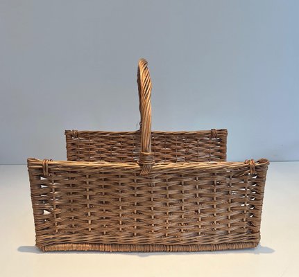 Rattan Log Rack, 1970s-BA-1669063