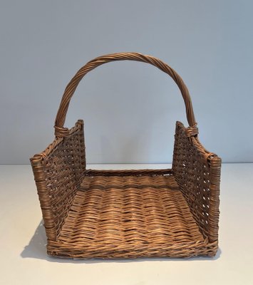 Rattan Log Rack, 1970s-BA-1669063