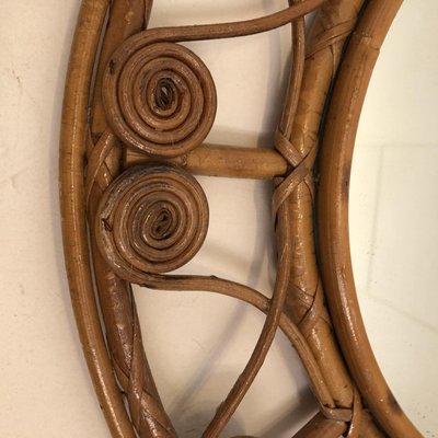 Rattan Mirror, 1950s-SDV-590754