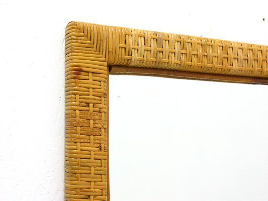 Rattan Mirror, 1970s-WVA-745533