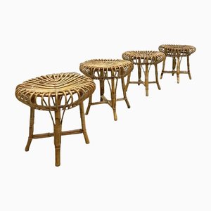 Rattan Ottoman or Side Table-BW-1261452