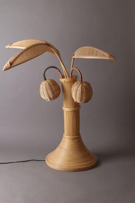 Rattan Palm Floor Lamp from Mario Lopez Torres-ESB-1376983