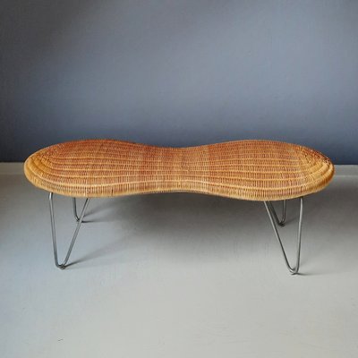 Rattan Peanut Bench from Ikea, 1999-SJU-1813373