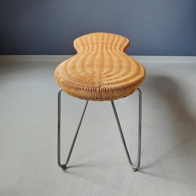 Rattan Peanut Bench from Ikea, 1999-SJU-1813373