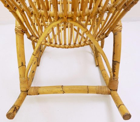 Rattan Rocking Chair from Rohe Noordwolde-FGA-923045