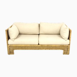 Rattan Sofa by Tito Agnoli, 1980-GEK-1758724