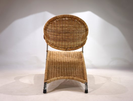 Rattan Streamline Lounge Chair, 1970-HUW-2024758