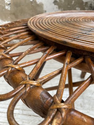 Rattan Sun Coffee Table-LCU-991841