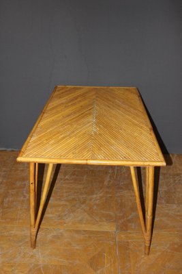 Rattan Table, 1950s-BCR-1121983