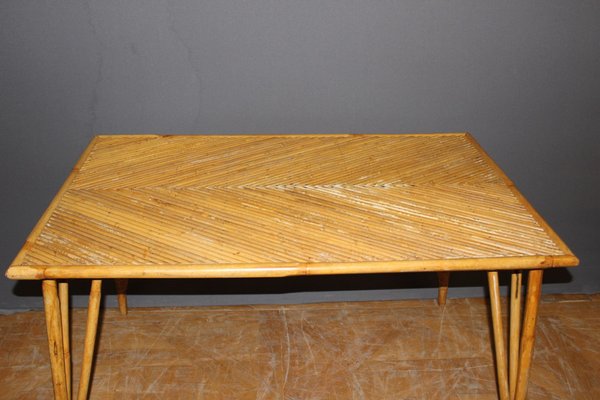 Rattan Table, 1950s-BCR-1121983